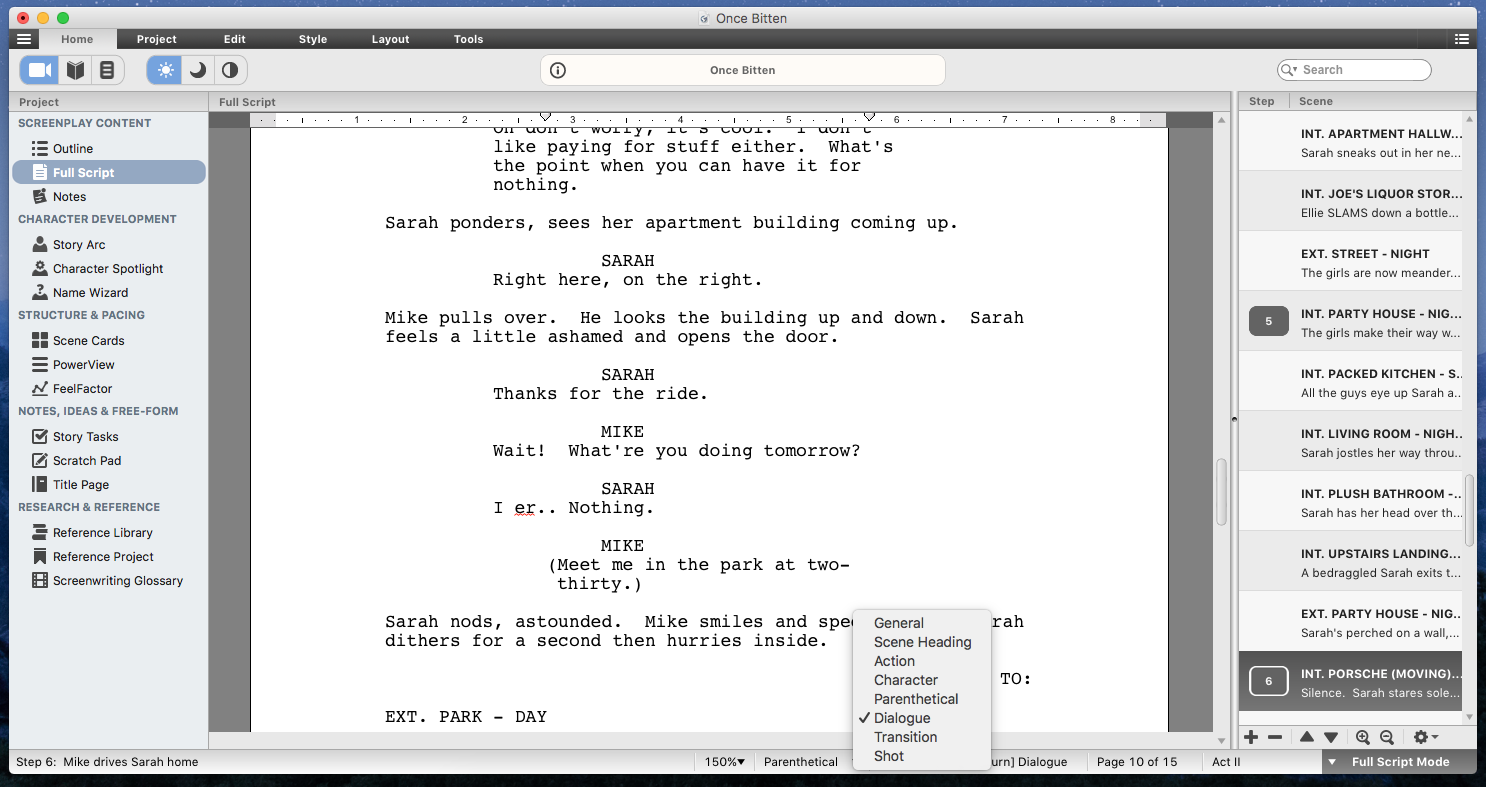 Script Writing Tool For Mac